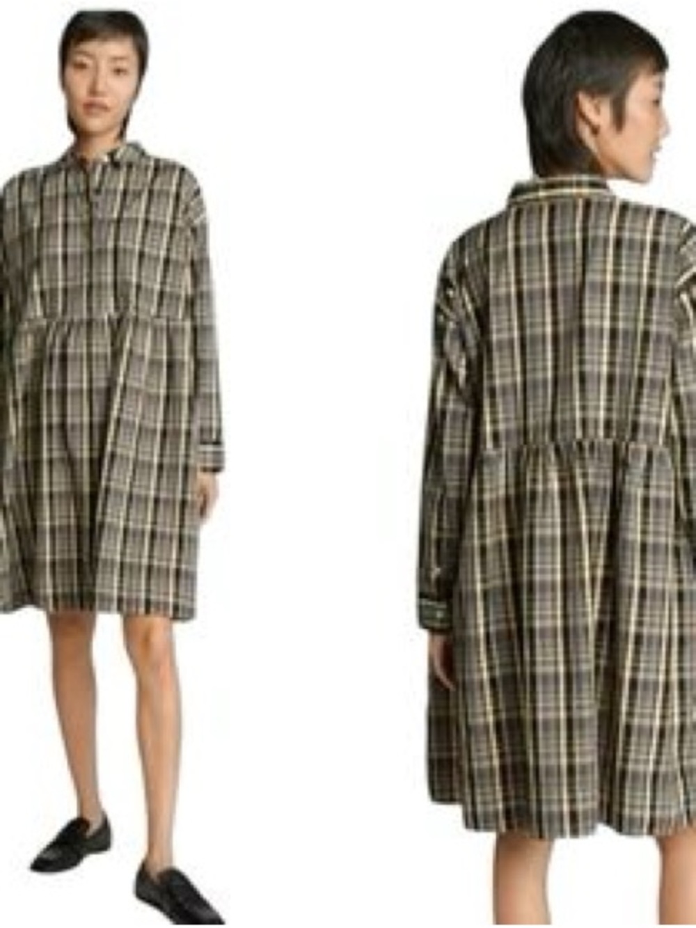 Everlane Plaid Field Dress